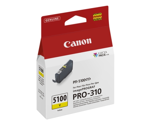 Canon PFI-5100 Y cartucho de tinta 1 pieza(s) Original Amarillo