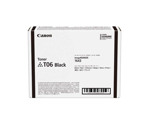 Canon T06 cartucho de tóner 1 pieza(s) Original Negro