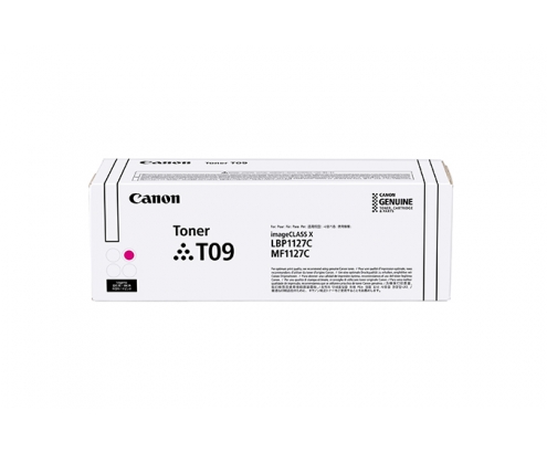 Canon TONER T09 M cartucho de tóner 1 pieza(s) Original Magenta