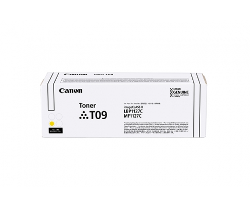 Canon TONER T09 Y cartucho de tóner 1 pieza(s) Original Amarillo