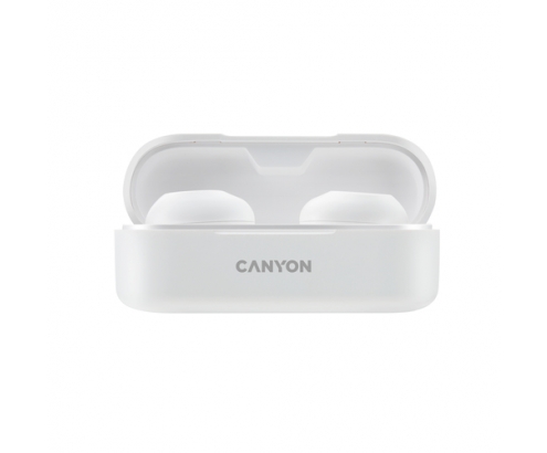 Canyon CNE-CBTHS1W auricular y casco Auriculares Inalámbrico Dentro de oÍ­do Llamadas/Música USB Tipo C Bluetooth Blanco