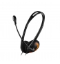 Canyon CNS-CHS01BO auricular y casco Auriculares Alámbrico Diadema Juego Negro, Naranja