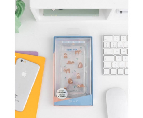 CARCASA MR. WONDERFUL IPHONE 6 7 8 SLOW COLLECTION-CASE SLOTH WOA09609EM