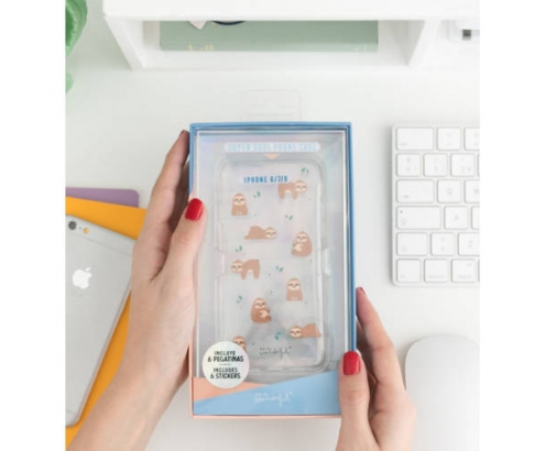 CARCASA MR. WONDERFUL IPHONE 6 7 8 SLOW COLLECTION-CASE SLOTH WOA09609EM