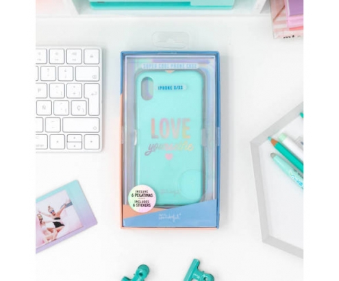 CARCASA MR. WONDERFUL IPHONE X XS THE POWERFUL COLLECTION-LOVE YOURSELFIE WOA09593EN