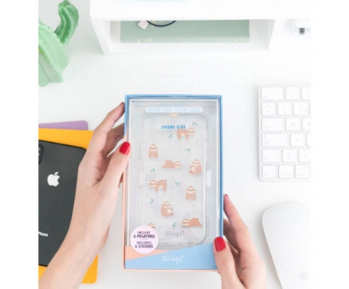 CARCASA MR. WONDERFUL PARA IPHONE X XS SLOW COLLECTION CASE SLOTH WOA09852EM