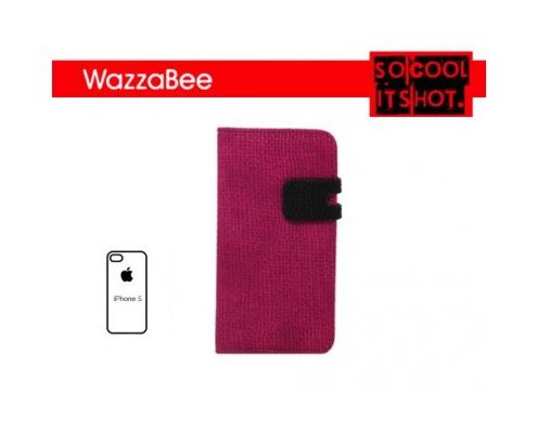CARCASA WAZZABEE POUCH PARA IPHONE 5/5S ROSA