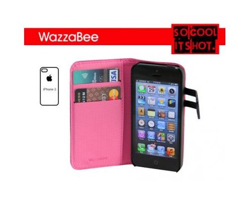 CARCASA WAZZABEE POUCH PARA IPHONE 5/5S ROSA