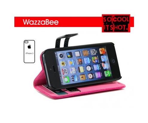 CARCASA WAZZABEE POUCH PARA IPHONE 5/5S ROSA