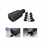 Cargador adaptador de coche phoenix universal 90w mechero para portatil netbooks puerto usb 5v incluye 12 tips negro PHLAPTOPCARCHARGER