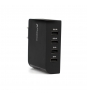 Cargador adaptador pared phoenix universal 4x usb 5.1v 2.1a negro PHMULTIUSBCHARGER