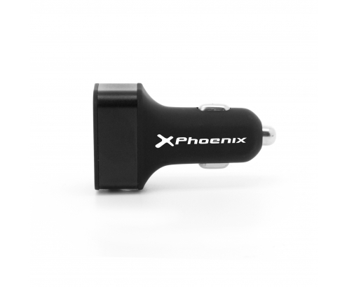 CARGADOR COCHE UNIVERSAL PHOENIX PHCARCHARGER3USB 5V 3 X USB 7.2A NEGRO PHCARCHARGER3USB