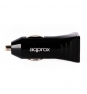 CARGADOR COCHE USB APPROX 2.4A NEGRO appusbcar21B