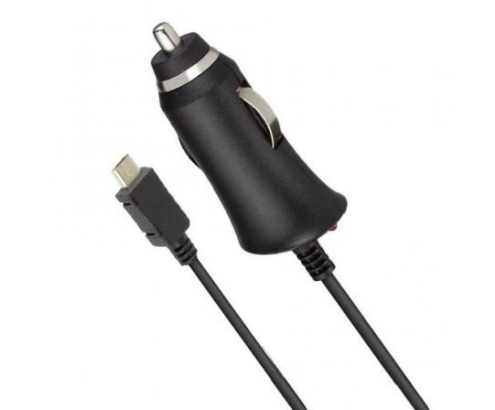 Cargador de coche myway conector micro usb 2.1a cable 1.8m negro 9901011