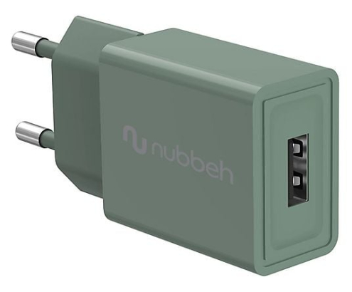 Cargador de Pared Nubbeh Bhoot USB-A 10W Verde