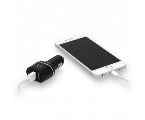 CARGADOR EWENT EW1202 COCHE USB 4.8A