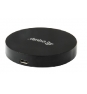 CARGADOR INHALAMBRICO EQUIP LIFE QI 5W CARCASA DE ALUMINIO ULTRA-SLIM NEGRO 245500