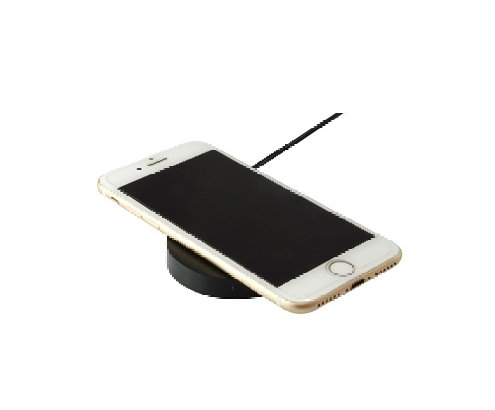 CARGADOR INHALAMBRICO EQUIP LIFE QI 5W CARCASA DE ALUMINIO ULTRA-SLIM NEGRO 245500