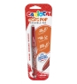 Carioca 41044/03 bolígrafo de gel Bolígrafo de gel con tapa Rojo 1 pieza(s)