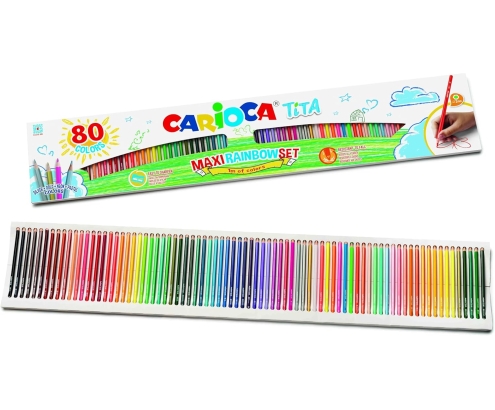 Carioca Tita Lapices de colores 80 pieza(s)
