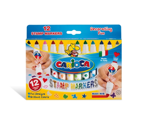 Carioca Stamperello rotulador Multi Multicolor 12 pieza(s)