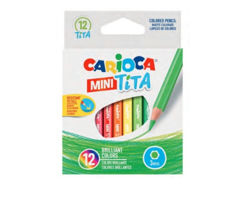 Carioca Tita Mini Lapcies de colores 12 pieza(s)