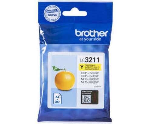 CARTUCHO BROTHER LC3211 AMARILLO LC3211Y