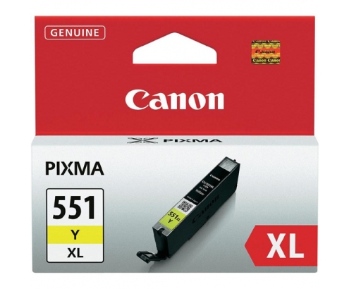 CARTUCHO CANON 6446B001 CLI-551Y XL AMARILLO