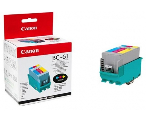 CARTUCHO CANON BC-61 CIAN MAGENTA AMARILLO