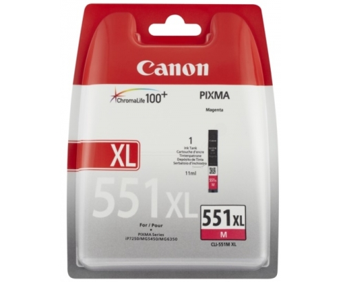 CARTUCHO CANON CLI-551XL MAGENTA 6445B004