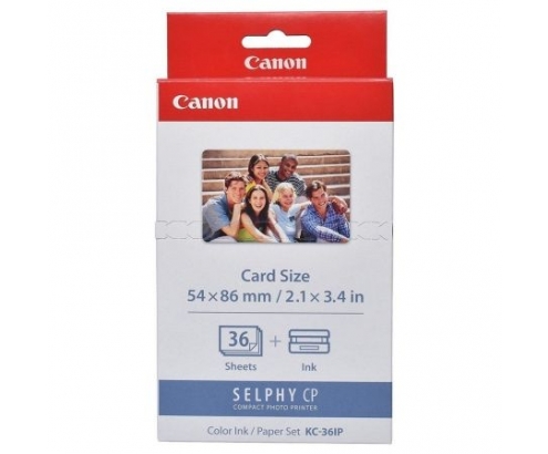 CARTUCHO CANON COLOR + PAPEL FOTOGRAFICO 36 HOJAS MULTIPACK 7739A001