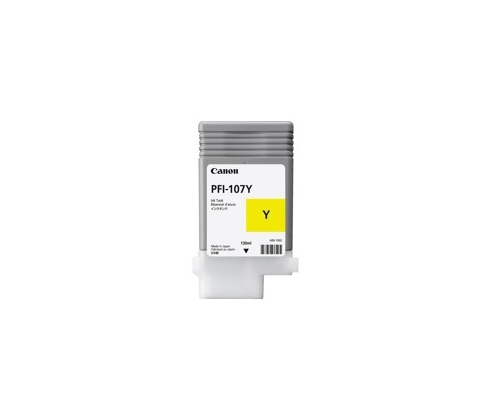 CARTUCHO CANON PFI-107Y AMARILLO iPF670/ iPF680/ iPF685/ iPF770/ iPF780/ iPF785  6708B001AA