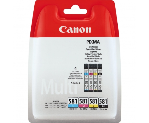 Cartucho canon tr7550 cli 581 multipack 2106C005