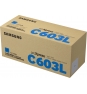 Cartucho de tóner Samsung CLT-C603L Original de alto rendimiento Cian