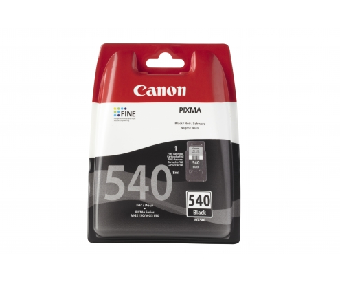 Cartucho de tinta canon PG-540 w/sec original rendimiento estandar negro 5225B004