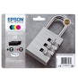 Cartucho de tinta epson padlock multipack 4-colours 35 durabrite ultra ink C13T35864010