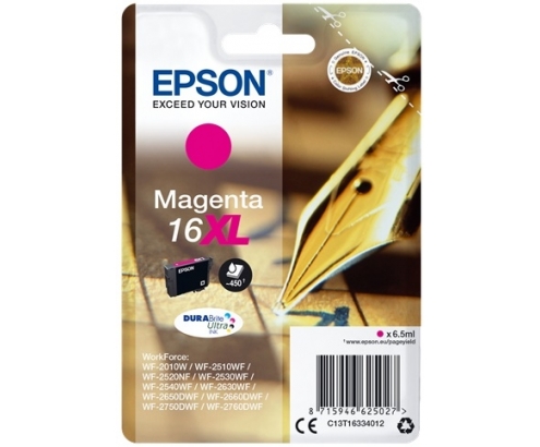 CARTUCHO EPSON 16XL MAGENTA C13T16334012