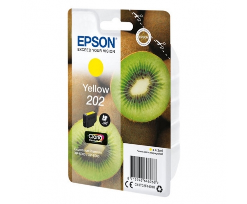 CARTUCHO EPSON 202 AMARILLO C13T02F44010