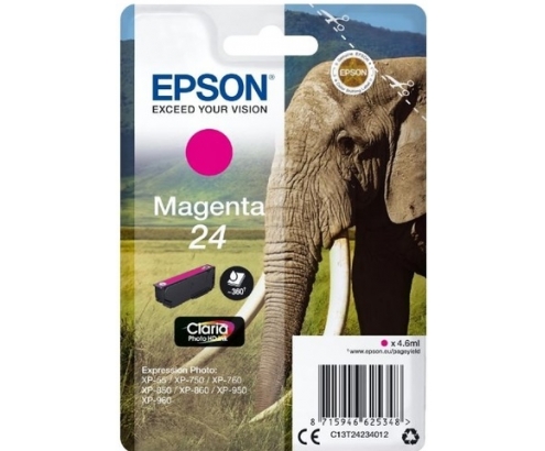 CARTUCHO EPSON 24 MAGENTA C13T24234012