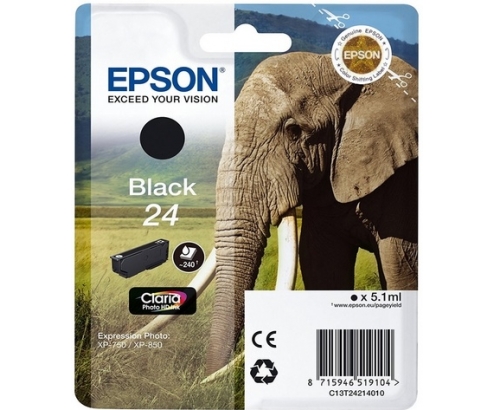 CARTUCHO EPSON 24 NEGRO C13T24214012