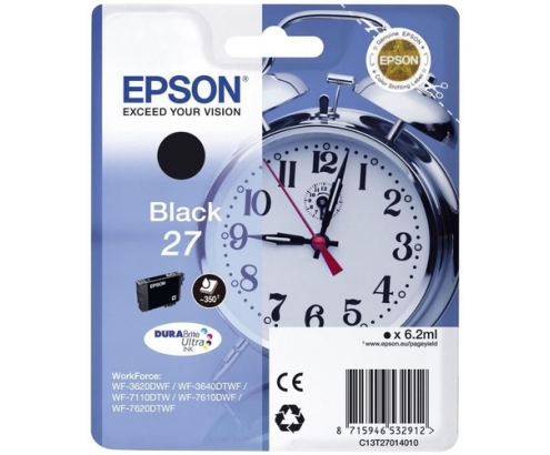 CARTUCHO EPSON 27 NEGRO C13T27014012