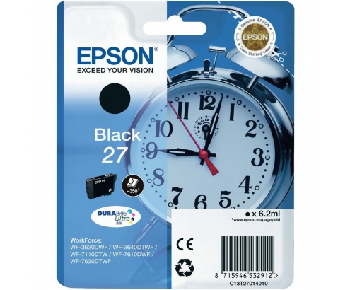 CARTUCHO EPSON 27 ULTRA NEGRO C13T27014010