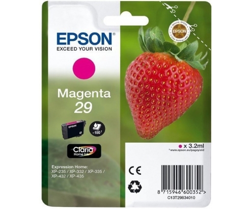 CARTUCHO EPSON 29 MAGENTA C13T29834012