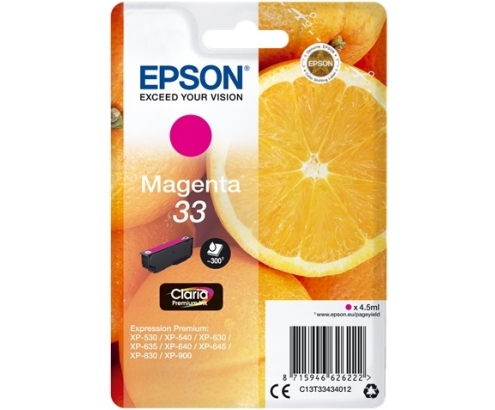 CARTUCHO EPSON 33 MAGENTA C13T33434012