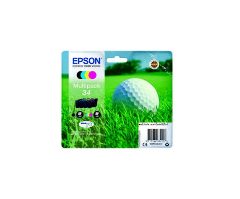 CARTUCHO EPSON 34 MULTIPACK NEGRO/AMARILLO/MAGENTA C13T34664010