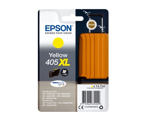 Cartucho Epson 405XL DURABrite Ultra Ink 1 pieza Original Amarillo C13T05H44010