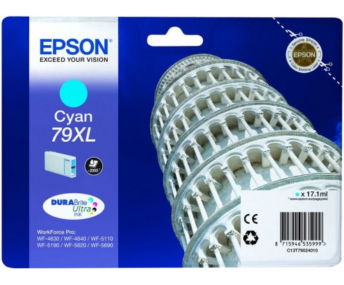 CARTUCHO EPSON 79XL CIAN C13T79024010 