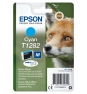 Cartucho Epson Fox T1282 etiqueta RF cian C13T12824022