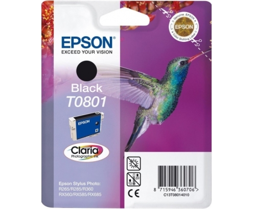 CARTUCHO EPSON T0801 NEGRO C13T08014011