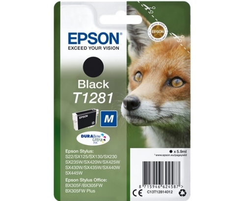 CARTUCHO EPSON T1281 NEGRO C13T12814012